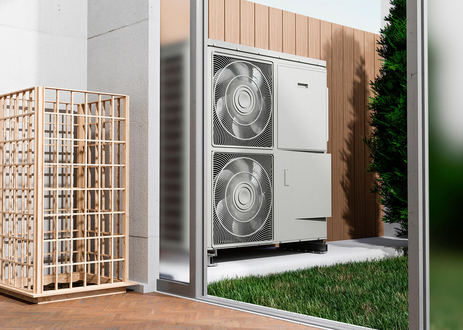 Evaporative Cooler for Outdoor Spaces