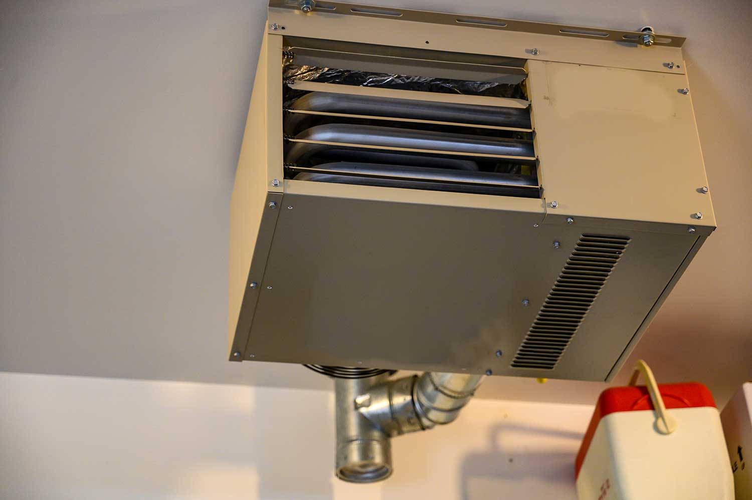 I helped my friend install her new air conditioning